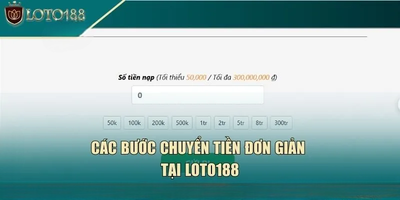 Nạp Tiền LOTO188 – Thao Tác Giao Dịch Chuẩn Nhất